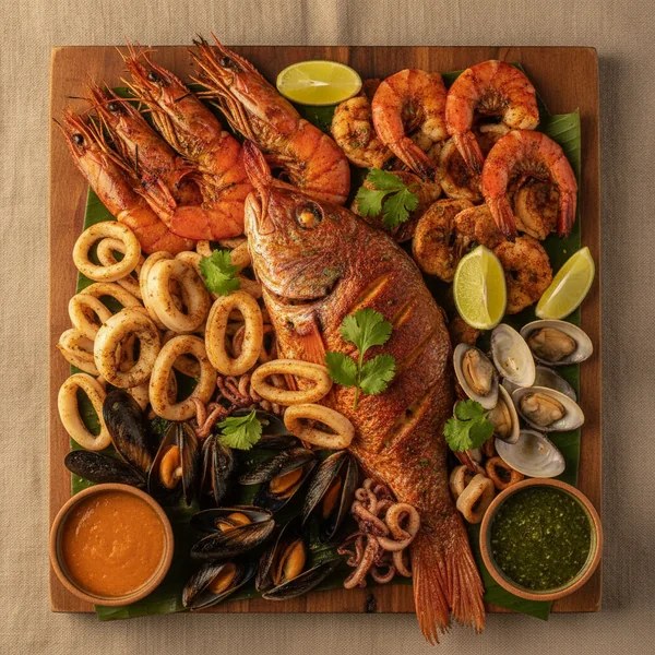 Bandeja Mixta De Mariscos