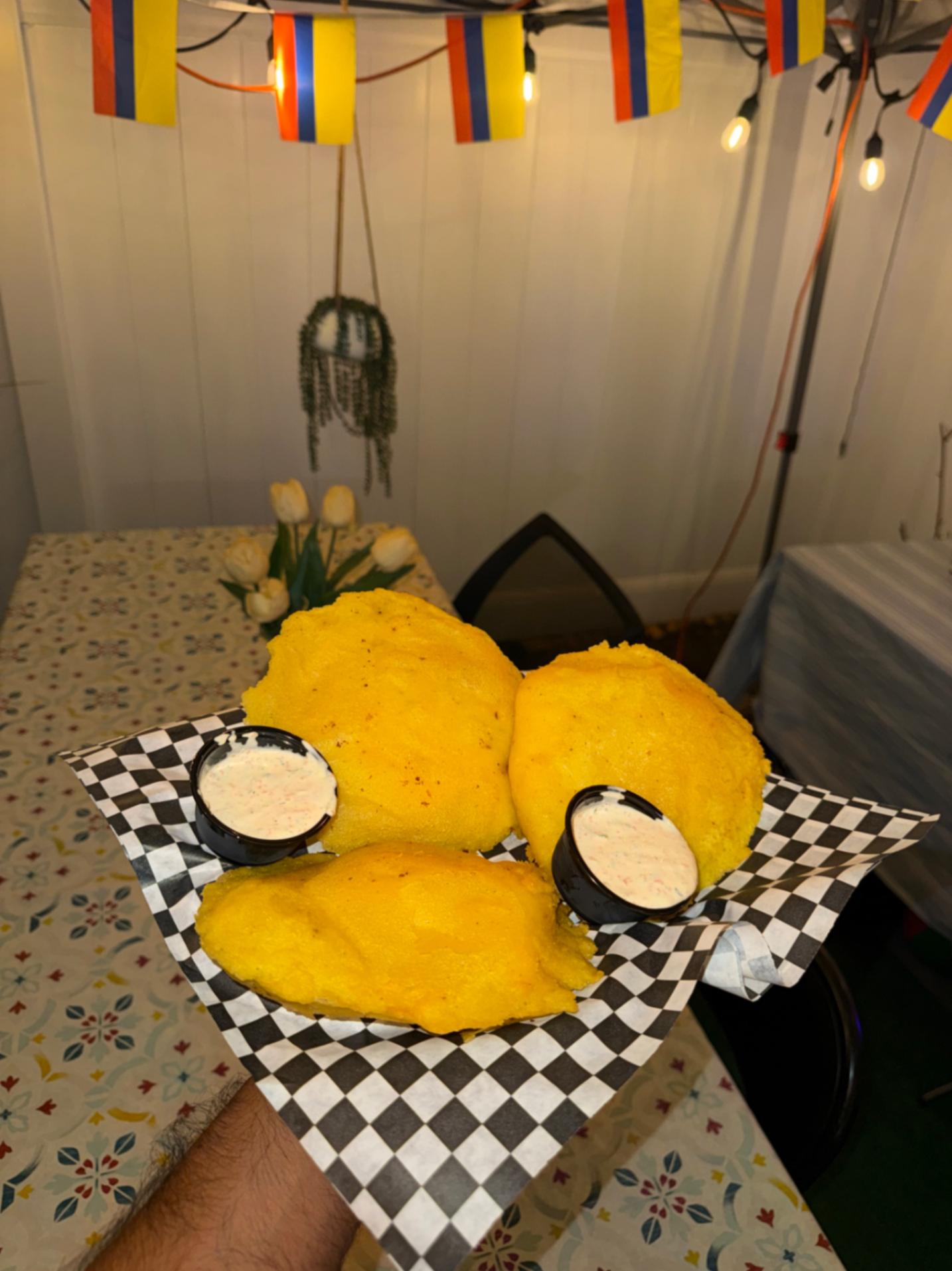 Arepas de huevo 